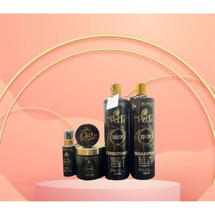 5 Piece Set Xyline Hair Care After Protein Shampoo & Conditioner & Bath Cream & Serum & Repair Sodium Free - Image 3